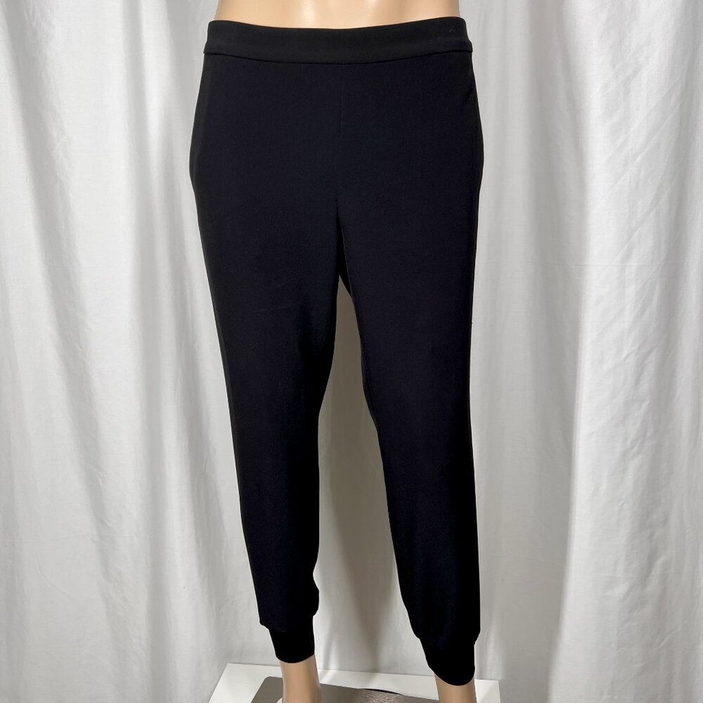 Express Women's Medium Black Stretch Polyester Spandex Pull-On Jogger Pants